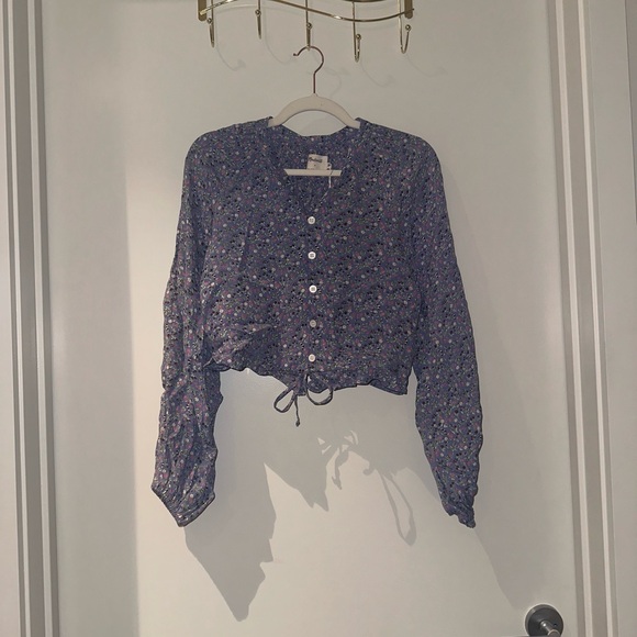 Madewell x Christy Dawn Josephine Peasant Top in Floral Heyday - Picture 2 of 7